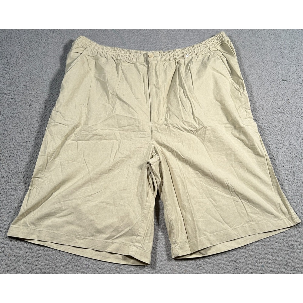 King Size Shorts Men‎ 2XL (42x11) Big Yellow Sweat Shorts Stretch Athleisure